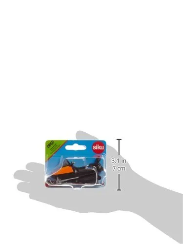 Siku 0860 motoneige miniature orange/noir métal 9,3 cm