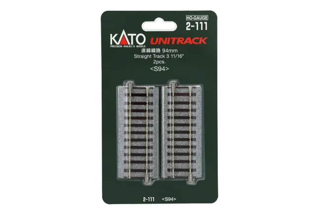 MINIS Gleis gerade rail droit 94 mm lot de 2