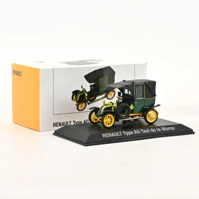 Norev Renault Type AG Taxi Marne miniature 1/43 vert