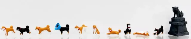 MINIS Shiba 1/87 figurine chien fauve