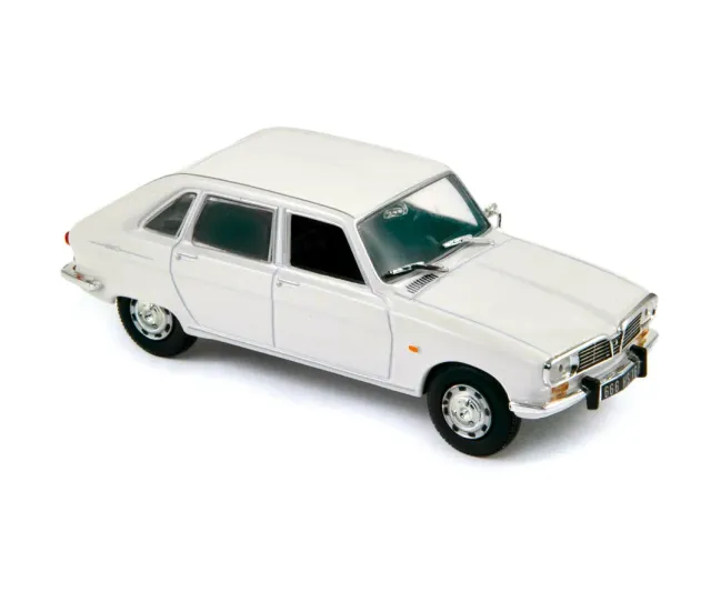 Norev Renault 16 1966 miniature 1/43 blanc