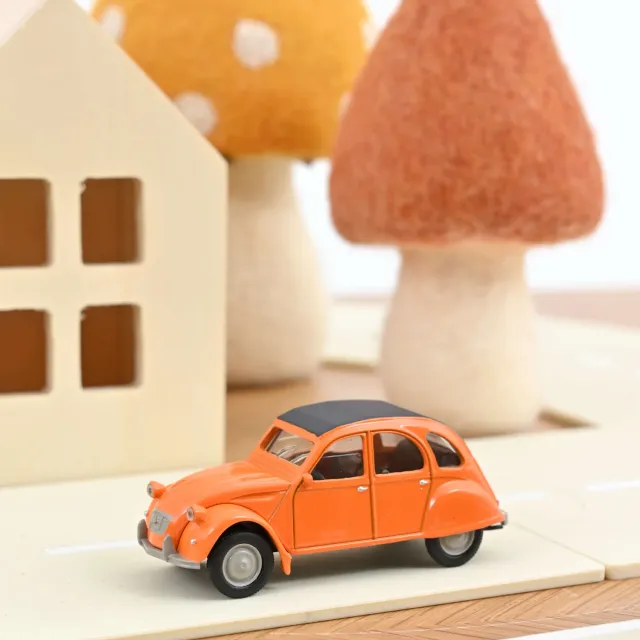 Norev Citroën 2CV 1979 miniature 1/54 orange mandarine