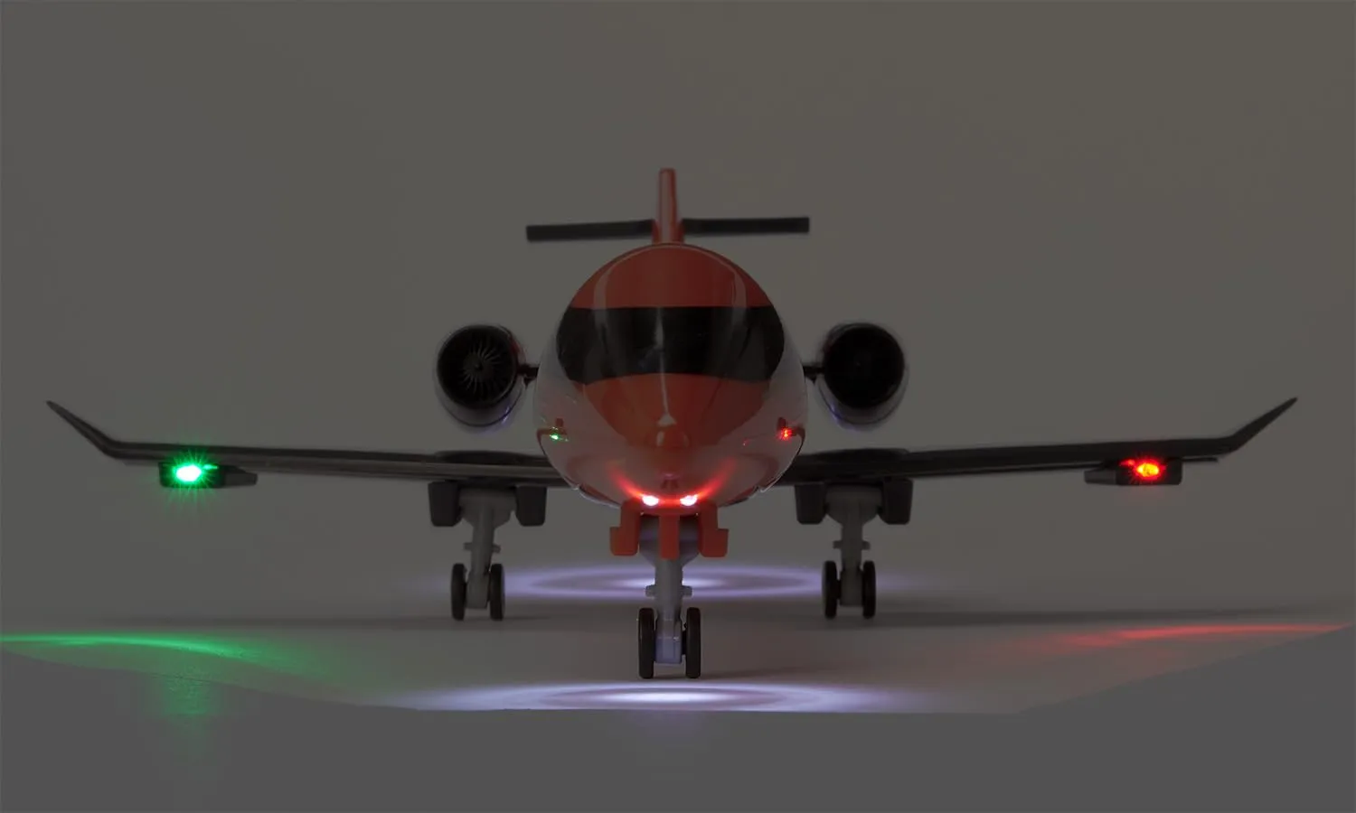 SIKU Super 2526 jet privé avion miniature rouge LED train rentrant