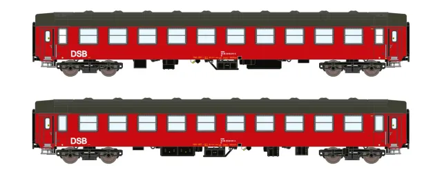 MINIS UIC-Y B DSB voiture voyageurs coffret 2 Ep IV N