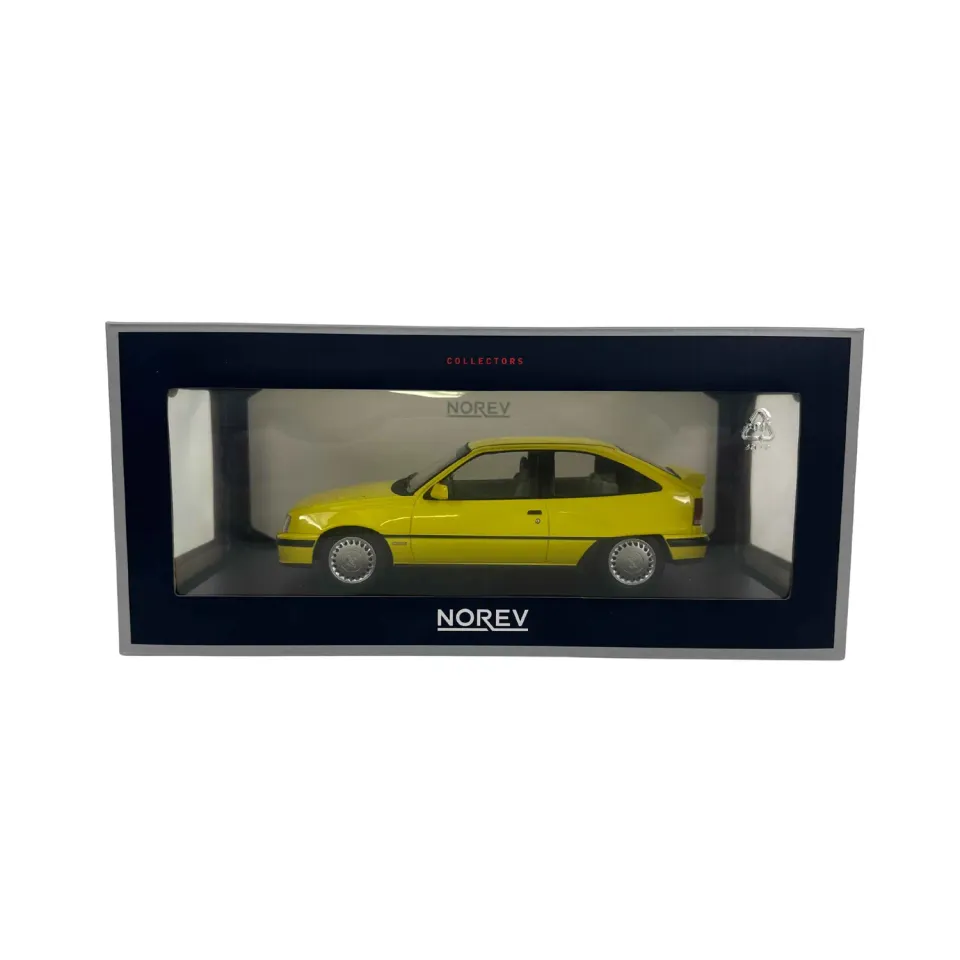 Norev Opel Kadett GSi 1987 miniature 1/18 jaune
