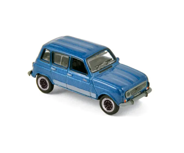 Norev Renault 4 GTL Clan 1987 miniature 1/87 bleu ardoise
