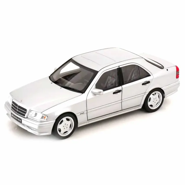 Norev Mercedes C36 AMG 1993 miniature 1/18 argent youngtimer