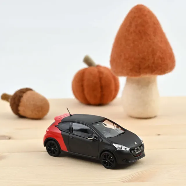 Norev Peugeot 208 GTi 30TH 2014 miniature 1/43 noir mat
