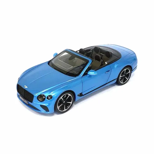 Norev Bentley Continental GT Cabriolet 2019 miniature 1/18 bleue
