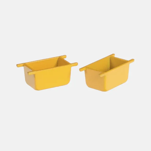 NZG Materialbox accessoire 1:50 lot 2 bennes ciment