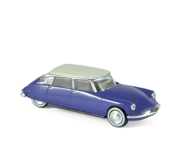 Norev Citroën DS 19 1959 miniature 1/87 bleu éperon