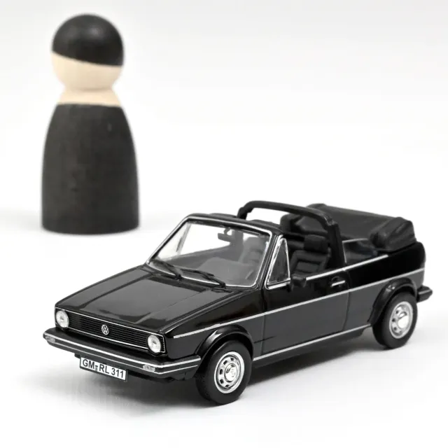 Norev VW Golf Cabriolet 1981 voiture miniature 1/43 noir