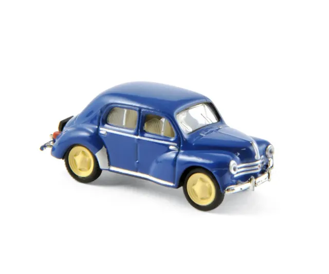 Norev Renault 4CV 1955 miniature 1/87 bleu rouen