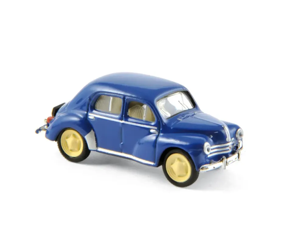 Norev Renault 4CV 1955 miniature 1/87 bleu rouen