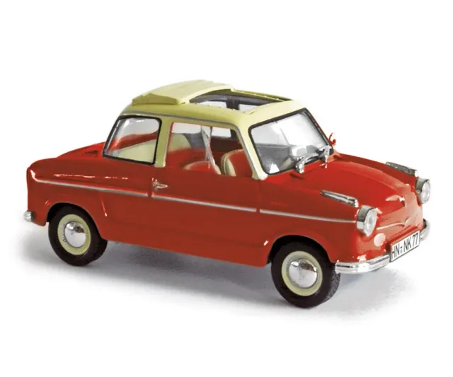 Norev NSU Prinz I 1958 miniature 1/43 rouge rubis toit ouvrant