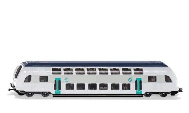 SIKU Super 1791 RATP train deux étages miniature turquoise