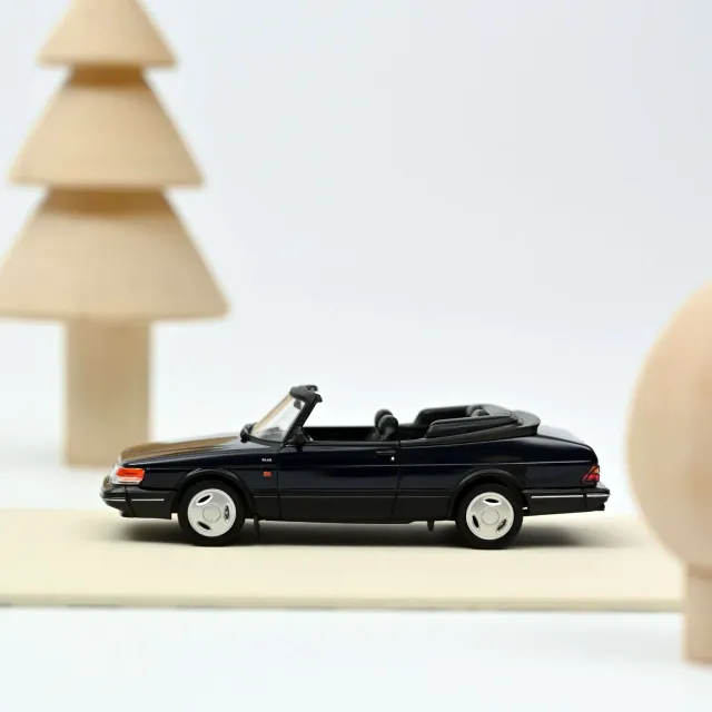 Norev Saab 900 Turbo Cabriolet 1992 miniature 1/43 bleu
