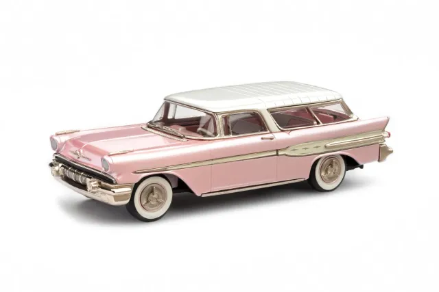 Brooklin 1957 Pontiac Safari break miniature rose