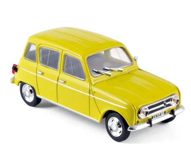 Norev Renault 4 1974 voiture miniature 1/43 jaune