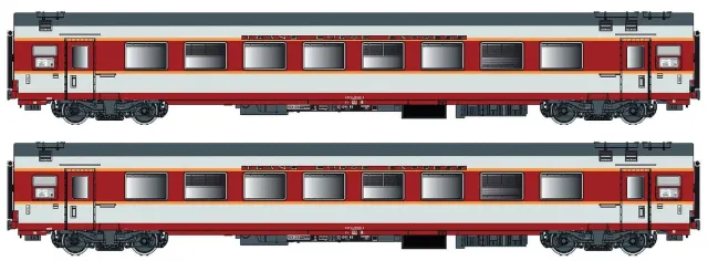MINIS GC A8u SNCF Capitole voitures voyageurs 2 pièces AC Ep.IV