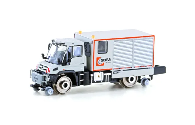 MINIS Unimog U423 Sersa camion rail-route DC/DCC