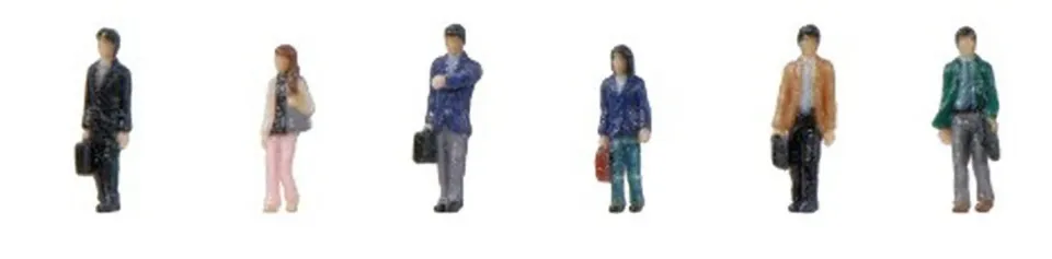 MINIS Voyageurs B figurines 6 pièces affaires