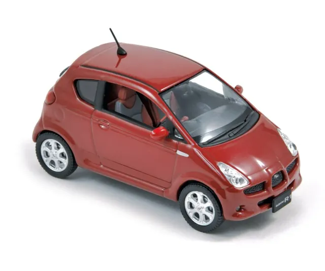 Norev Subaru R1 2006 miniature 1/43 rouge