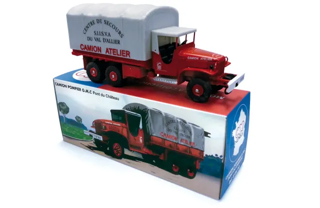 Norev GMC CCKW Pompiers miniature 1/50 camion