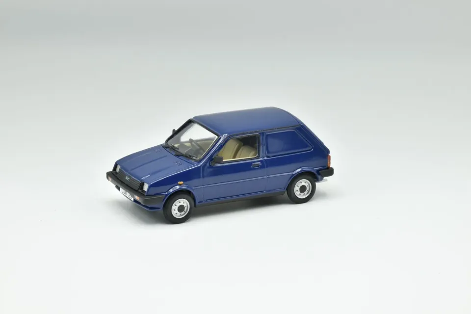 Brooklin Lansdowne Morris Metro Van 1982 miniature bleu foncé