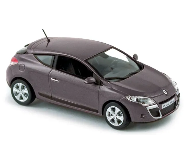 Norev Renault Mégane Coupé 2009 miniature 1/43 gris éclipse