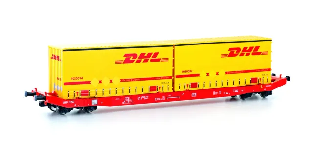 MINIS Sgkkms 698 DB Cargo wagon porte-conteneurs DHL Ep.VI