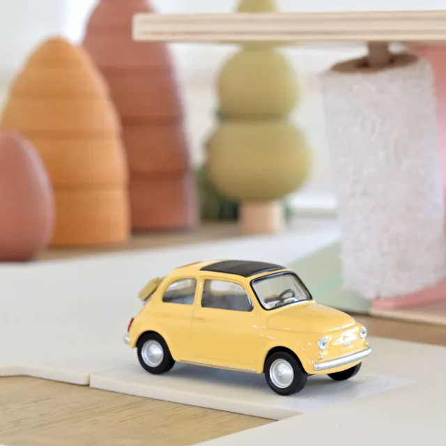 Norev Fiat 500F 1965 jet-car 1/43 jaune