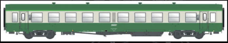 MINIS USI B10t U61 voiture voyageurs SNCF Ep.IVb