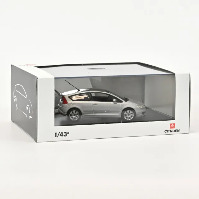 Norev Citroën C4 miniature 1/43 gris aluminium