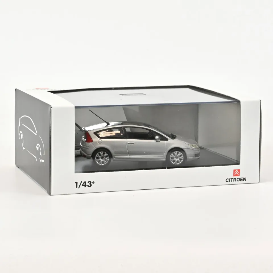 Norev Citroën C4 miniature 1/43 gris aluminium