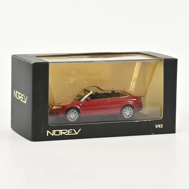 Norev Audi A4 Cabriolet miniature 1/43 rouge grenat