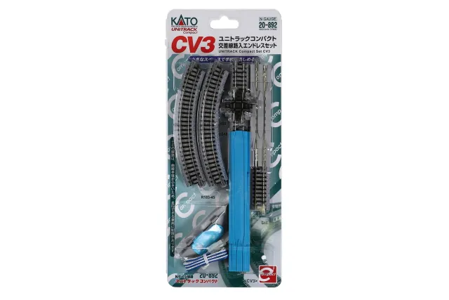MINIS CV3 Oval R183 coffret rails avec croisement