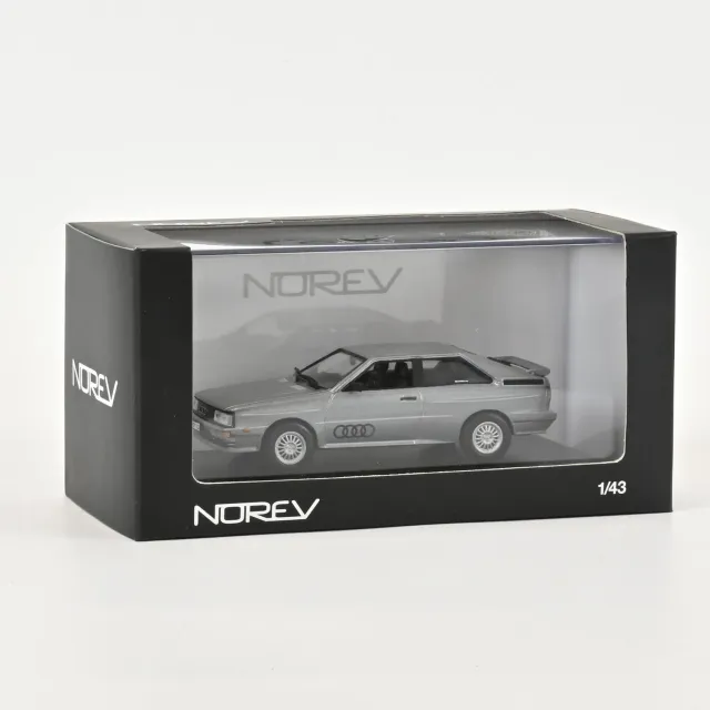 Norev Audi Quattro 1986 miniature 1/43 argent