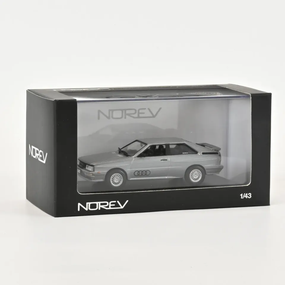 Norev Audi Quattro 1986 miniature 1/43 argent