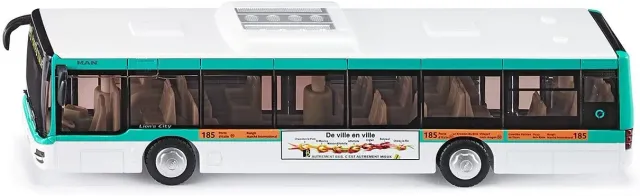 Siku Super 3734001 Bus miniature blanc/turquoise portes ouvrables