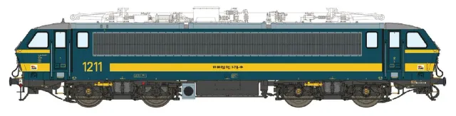 MINIS HLE 12 SNCB locomotive électrique N époque VI