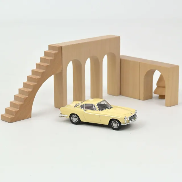 Norev Volvo P1800 1963 voiture miniature beige 1/43 coupé