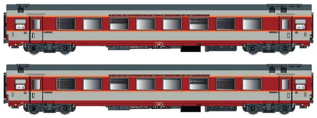 MINIS GC A8u SNCF Etendard 2 voitures voyageurs AC