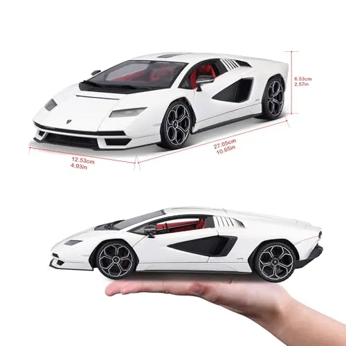 Maisto Countach LPI 800-4 voiture miniature 1:18 blanche métal