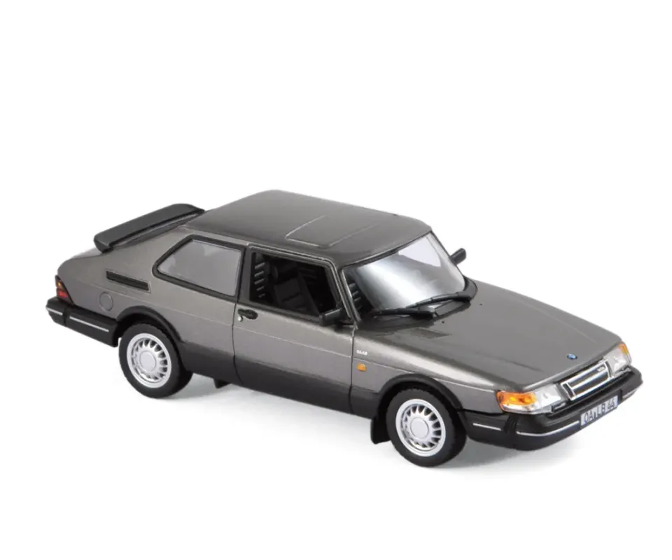 Norev Saab 900 Turbo 16 Coupé 1991 miniature 1/43 gris métallisé