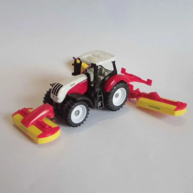 SIKU 1672 Tracteur Steyr faucheuses miniature rouge 11,3cm
