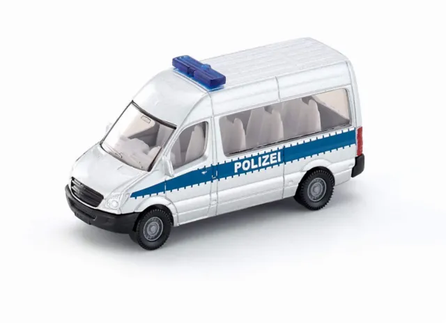 Siku 0804 fourgon police jouet métal 8,2 cm argenté