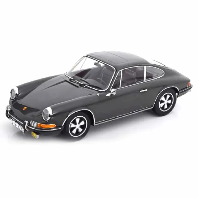 Norev Porsche 911 S 1970 miniature 1/18 gris foncé