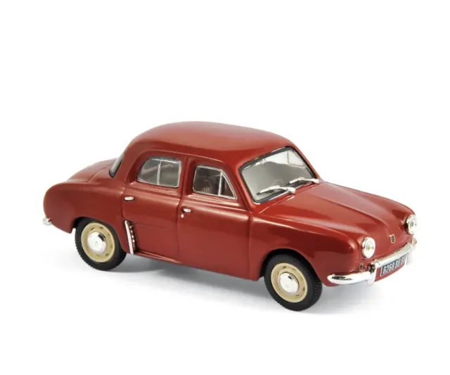 Norev Renault Dauphine 1963 voiture miniature rouge Montijo 1/43