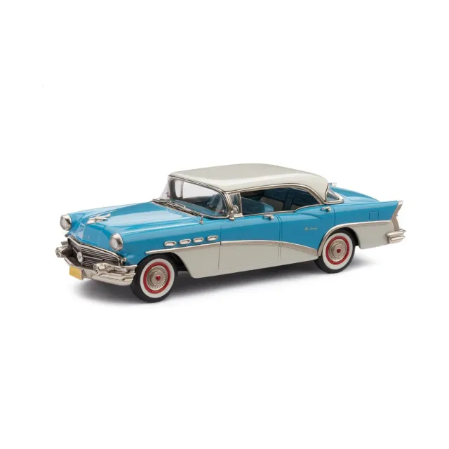 Brooklin 1956 Buick Century Riviera miniature bleu blanc